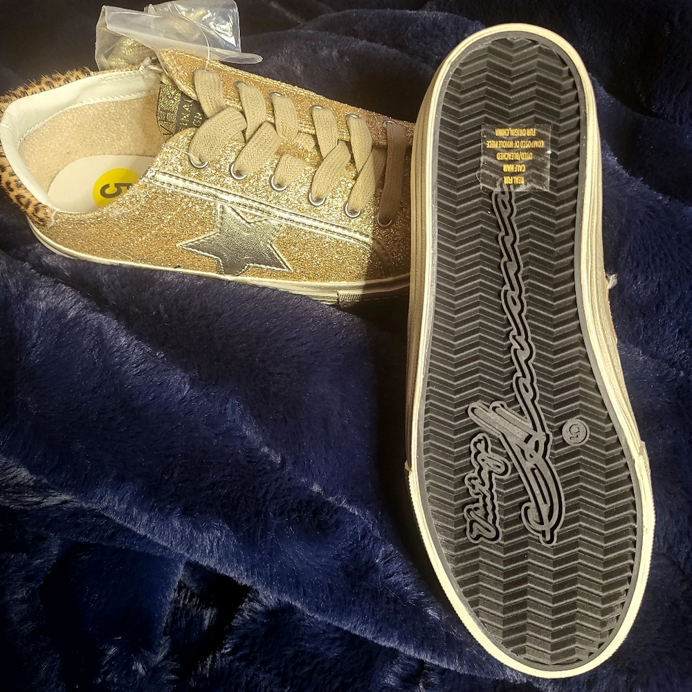 Vintage Havana Wild Gold Alive Sneaker Girls - Picture 2 of 3